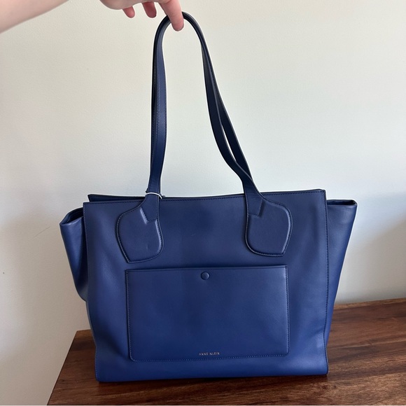 Anne Klein Julia East/West Large Calf Hair and LEATHER Tote - Picture 13 of 13